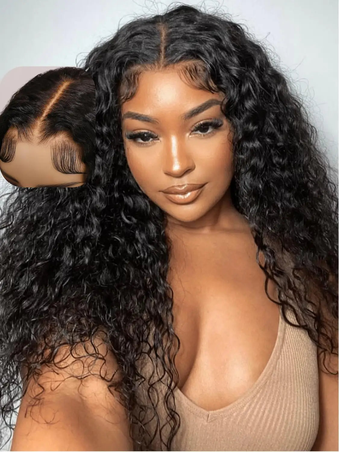 Bossi Hair Lab Loose Deep Wave Human Hair Wigs For Women Human Hair Glueless Wig Human Hair Ready To Wear Pre Plucked Brazilian Raw Human Hair