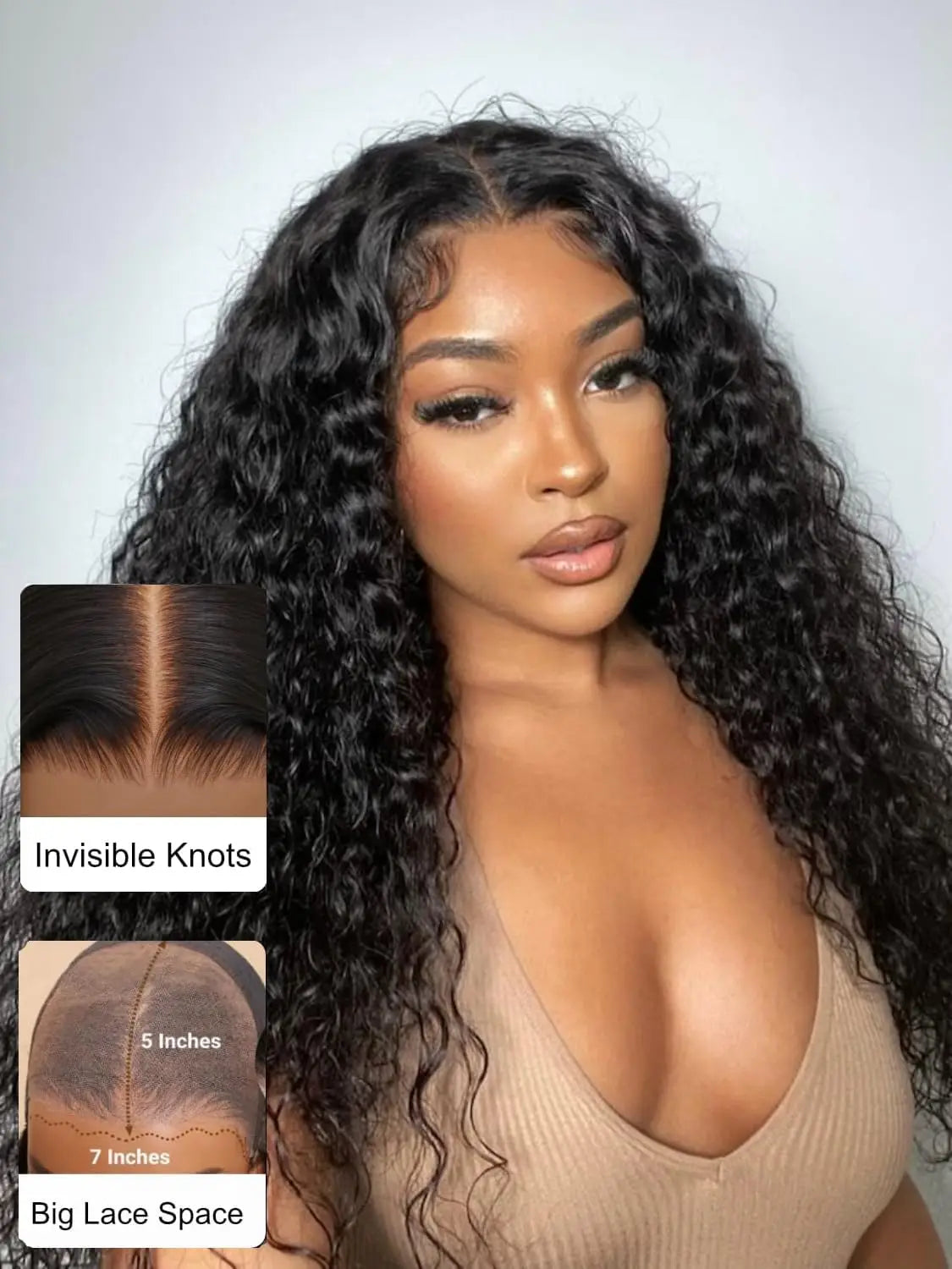 Bossi Hair Lab Loose Deep Wave Human Hair Wigs For Women Human Hair Glueless Wig Human Hair Ready To Wear Pre Plucked Brazilian Raw Human Hair