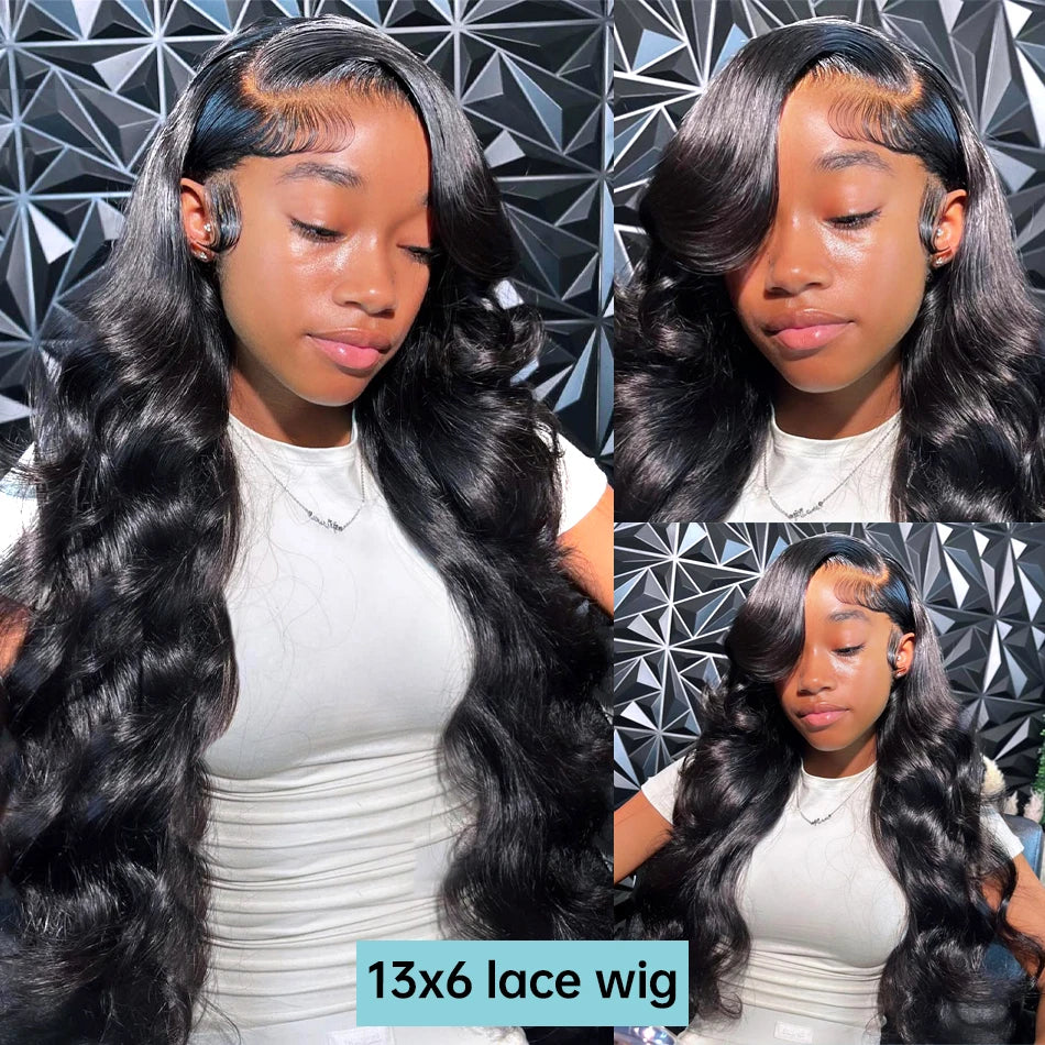 Bossi Hair Lab HD Lace Frontal Wig Human Hair 200 Density 13x4 13x6 Body Wave Lace Front Wigs For Women Brazilian Human Hair Wigs Bling